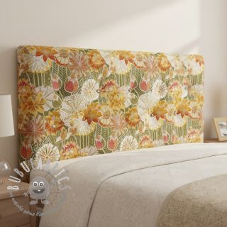 Tessuto decorativo jacquard Opium allover kaki
