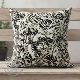 Tessuto decorativo jacquard Fortuna blanc