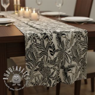 Tessuto decorativo jacquard Fortuna blanc