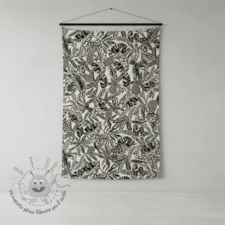 Tessuto decorativo jacquard Fortuna blanc