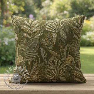 Tessuto decorativo jacquard Legende kaki