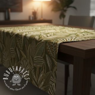 Tessuto decorativo jacquard Legende kaki