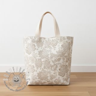 Tessuto decorativo jacquard Jacobean lin