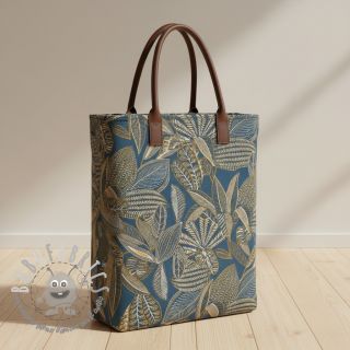 Tessuto decorativo jacquard Legende bleu