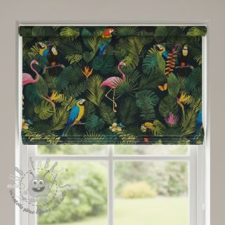 Tessuto decorativo premium Tropical jungle bird digital print