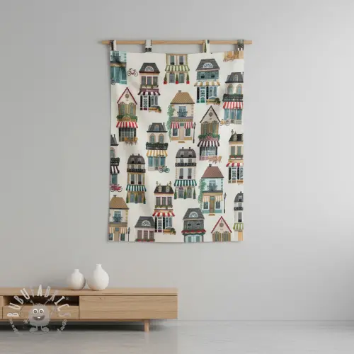Tessuto decorativo premium Shop Boutique City digital print