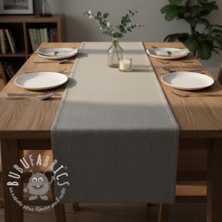 Tessuto decorativo DOBBY Coloured Dot grey