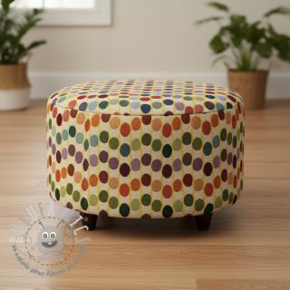 Tessuto decorativo GOBELIN PREMIUM Graphic Dots Wave