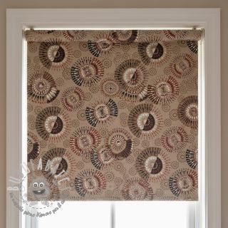 Tessuto decorativo jacquard Mandala Circle Sun