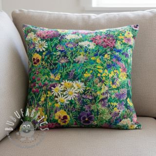 Tessuto decorativo premium Spring Flower Garden digital print