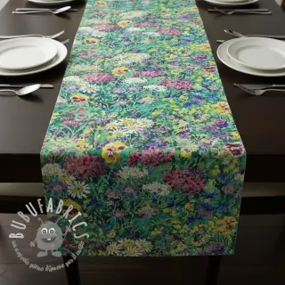 Tessuto decorativo premium Spring Flower Garden digital print