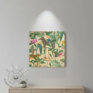 Tessuto decorativo premium Tropical Jungle Dream digital print