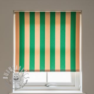 Tessuto decorativo premium Joyful Basic Stripe green digital print
