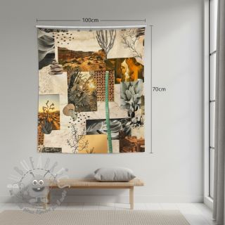 Tessuto decorativo premium Artistic Sunny View digital print