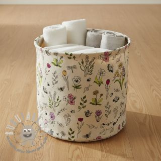 Tessuto decorativo Linenlook Spring Doodle Time