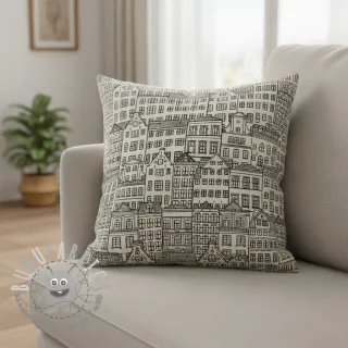 Tessuto decorativo Linenlook Townhouse Fine Line