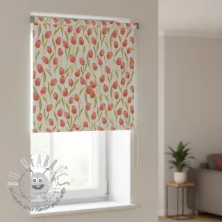 Tessuto decorativo premium Hand Drawn Tulip