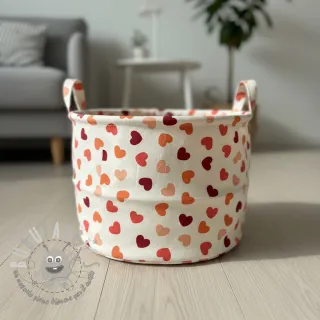 Tessuto decorativo premium Heart Sprinkle Love