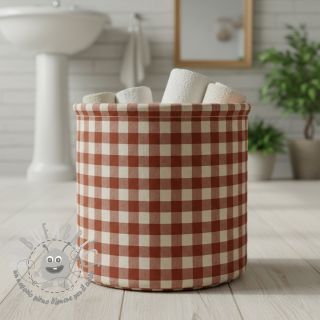 Tessuto decorativo Celestin terracotta