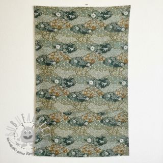 Tessuto decorativo jacquard Nuage allover kaki