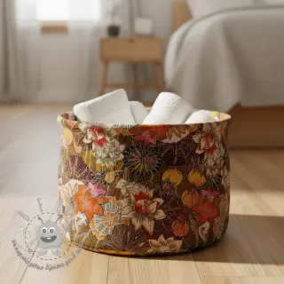 Tessuto decorativo jacquard Opium allover or