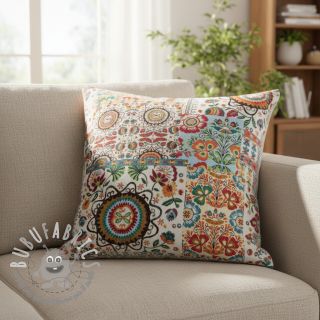 Tessuto decorativo jacquard Ethnic multico