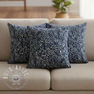Tessuto decorativo jacquard Anthéa bleu