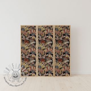 Tessuto decorativo jacquard Mayorque noir