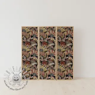 Tessuto decorativo jacquard Mayorque noir