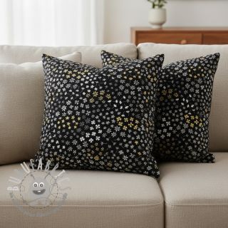 Tessuto decorativo jacquard Flower Mix Sprinkle metallic deluxe