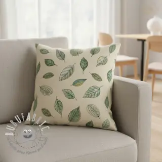 Tessuto decorativo Handpainted Leaf Art digital print