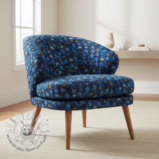 Tessuto decorativo Scale Peacock Feather digital print