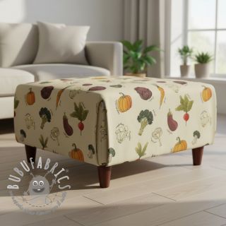 Tessuto decorativo Veggie Harvest Garden digital print