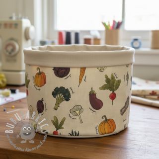 Tessuto decorativo Veggie Harvest Garden digital print