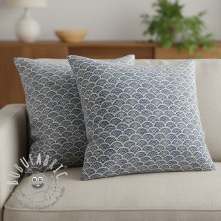 Tessuto decorativo Linenlook Little Wave Scale