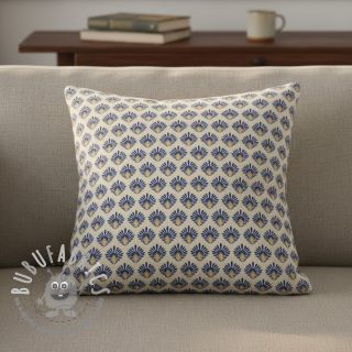 Tessuto decorativo Linenlook Graphic Peacock