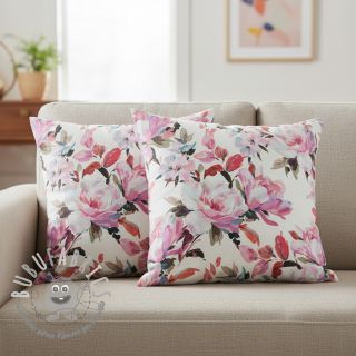 Tessuto decorativo Batia blanco digital print