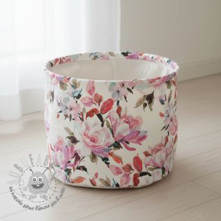 Tessuto decorativo Batia blanco digital print