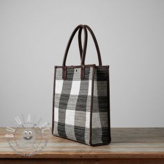 Tessuto decorativo jacquard TWEED allover graphite