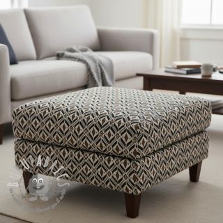 Tessuto decorativo jacquard MOANA allover taupe