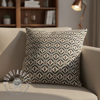 Tessuto decorativo jacquard MOANA allover taupe