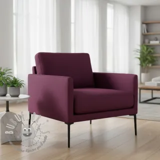 Tessuto CANVAS aubergine