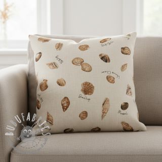 Tessuto decorativo Linenlook Sea shell path