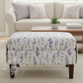 Tessuto decorativo premium Watercolour lavender field