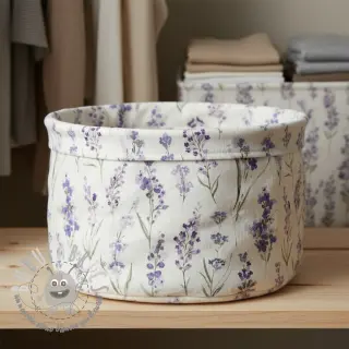 Tessuto decorativo premium Watercolour lavender field