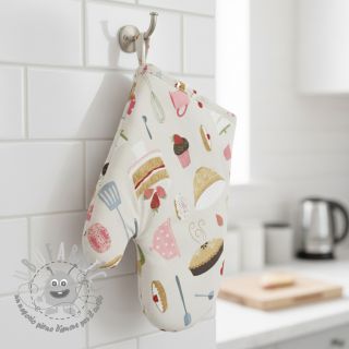 Tessuto decorativo premium Baking sweet recipe