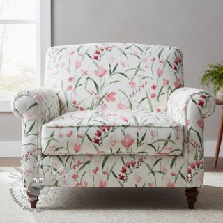 Tessuto decorativo premium Floral Iris fresia