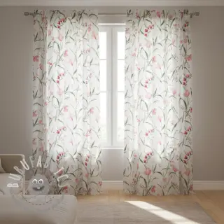 Tessuto decorativo premium Floral Iris fresia