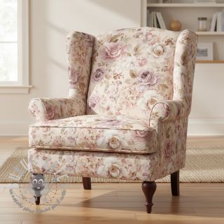 Tessuto decorativo Classic flower garden digital print