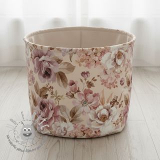 Tessuto decorativo Classic flower garden digital print